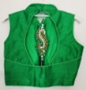 Picture of Green lehenga with golden cut work organza dupatta