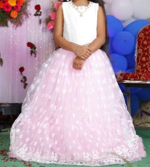 Picture of Girls Pink  Color part wear Frock 6-7Y