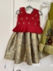 Picture of Kids-Benaras lehenga and zari kota lehenga with one common blouse 2.5 yrs