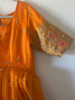 Picture of Beautiful Orange organza  Long Dress