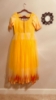 Picture of New Lemon Yellow Organza floor length dress