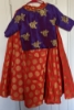 Picture of Banaras skirth with raw silk blouse(34)