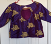 Picture of Banaras skirth with raw silk blouse(34)