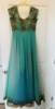 Picture of Light blue long dress with bodice work