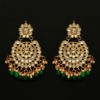 Picture of Green Color Kundan Earrings