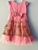 Picture of Organza hand embroidered designer frock 2-2.5Y