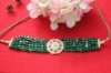 Picture of Brand new Emerald beads  choker with earrings