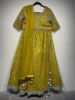 Picture of lemon green designer lehenga