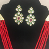 Picture of Kundan Set With Crystal Beeds