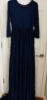 Picture of NEW NAVY BLUE MATERNITY PHOTOSHOOT GOWN WITH LONG TRAIL