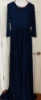 Picture of NEW NAVY BLUE MATERNITY PHOTOSHOOT GOWN WITH LONG TRAIL