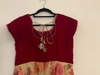 Picture of Long Frock with Maroon Colored Yoke