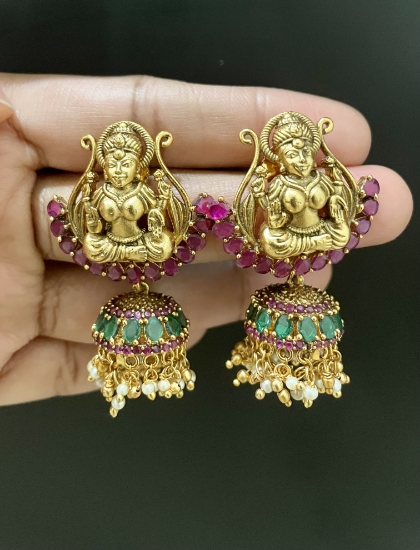 Picture of BRAND NEW LAKSHMI DEVI JHUMKAS