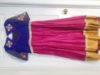 Picture of Royal blue and pink dress