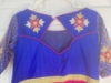 Picture of Royal blue and pink dress