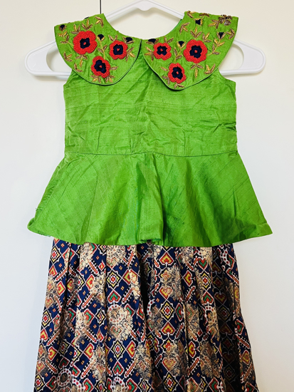 Picture of Girls dress and frock 2 in 1 4-6