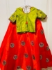 Picture of Customized Crop-top and Doti Set 4-6y