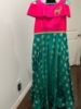 Picture of PL127 green and pink long frock