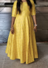 Picture of Beautiful Yellow long gown
