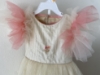 Picture of Brand new cream and peach color party wear ruffle frock 4-6Y