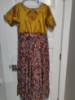Picture of Kalamkari dress with beautiful machine work On rawsilk