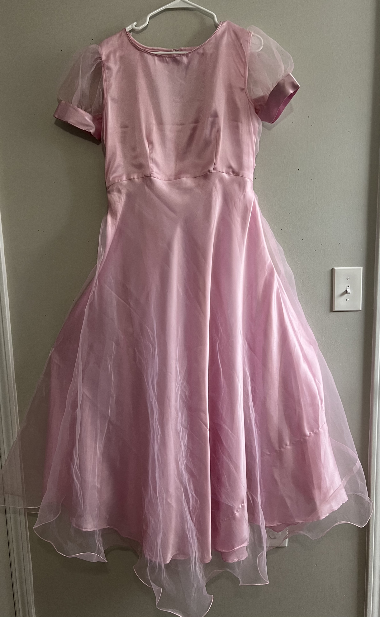 organza full frock
