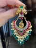 Picture of New Kundan earrings very rich look with lock system