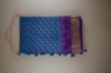 Picture of Blue and magenta Pattu saree