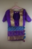 Picture of Blue and magenta Pattu saree
