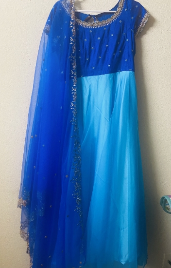 Picture of Blue Long frock