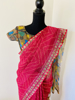 Picture of bandini cotton silk saree with kalamkari blouse