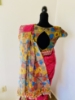 Picture of bandini cotton silk saree with kalamkari blouse