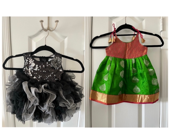 PunarviAuthentic|PreLoved|SustainableNewBorn Baby Party Wear Dresses ...