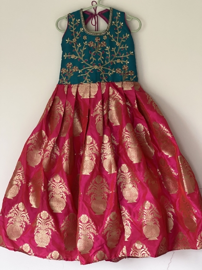 Picture of Banaras Anarkali dress 4-6y