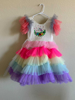 Picture of Unicorn theme designer frock 4-6Y