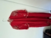 Picture of Beautiful  hand work Indowestern Red dress with work on dupatta and golden tassels