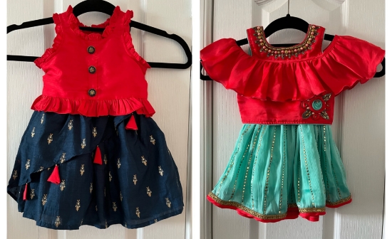 Picture of Baby Girl Lehenga Combo 3-9M