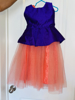 Picture of netted lehenga with rawsilk blouse 2-4y