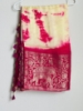 Picture of Jute tie and dye saree with kanchi border