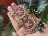 Picture of Brand New Pachi Kundan Bali Earrings