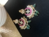 Picture of Brand New Pachi Kundan Bali Earrings