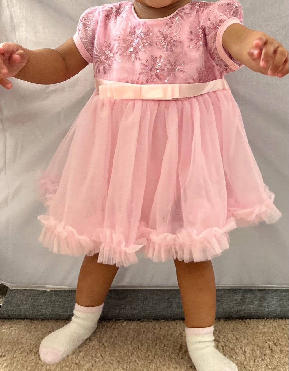 PunarviAuthenticPreLovedSustainable6 Baby Girl Fancy Party Dresses