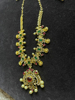 Picture of Traditional Kasu Necklace with Emerald stones
