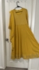 Picture of Yellow long kurti with dupatta