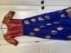 Picture of Blue long frock with kanchi border