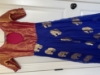 Picture of Blue long frock with kanchi border