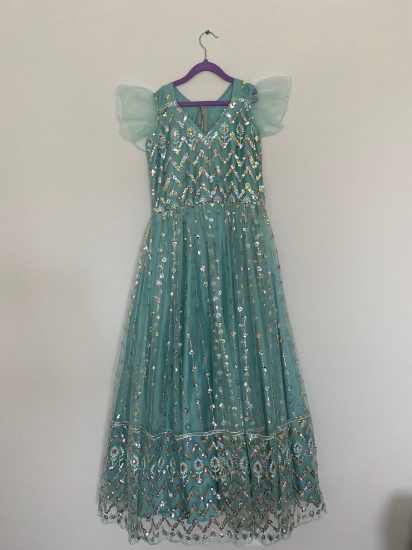 Picture of Long party wear dress 10-11Y