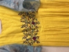 Picture of New Linen embroidered ruffle sleeve dress