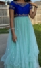 Picture of Soft net Long dress