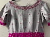 Picture of benaras longfrock with zardosi work